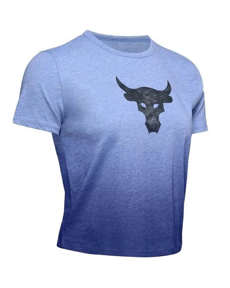 Under Armour X Project Rock Crop Top - Frauen Blau