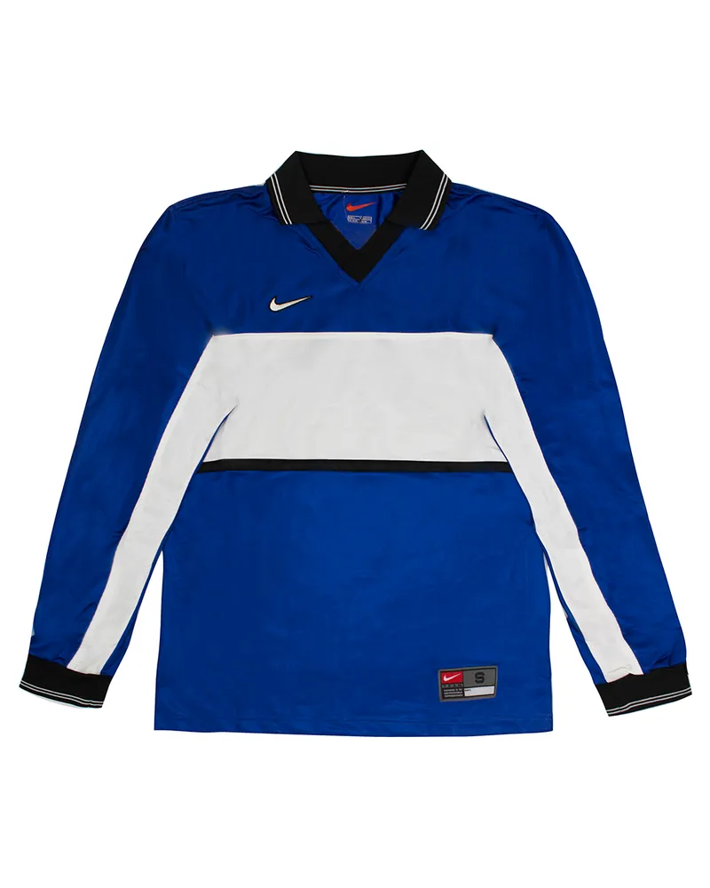 Nike Vintage  Herren Fußball Polo-Shirt Blau