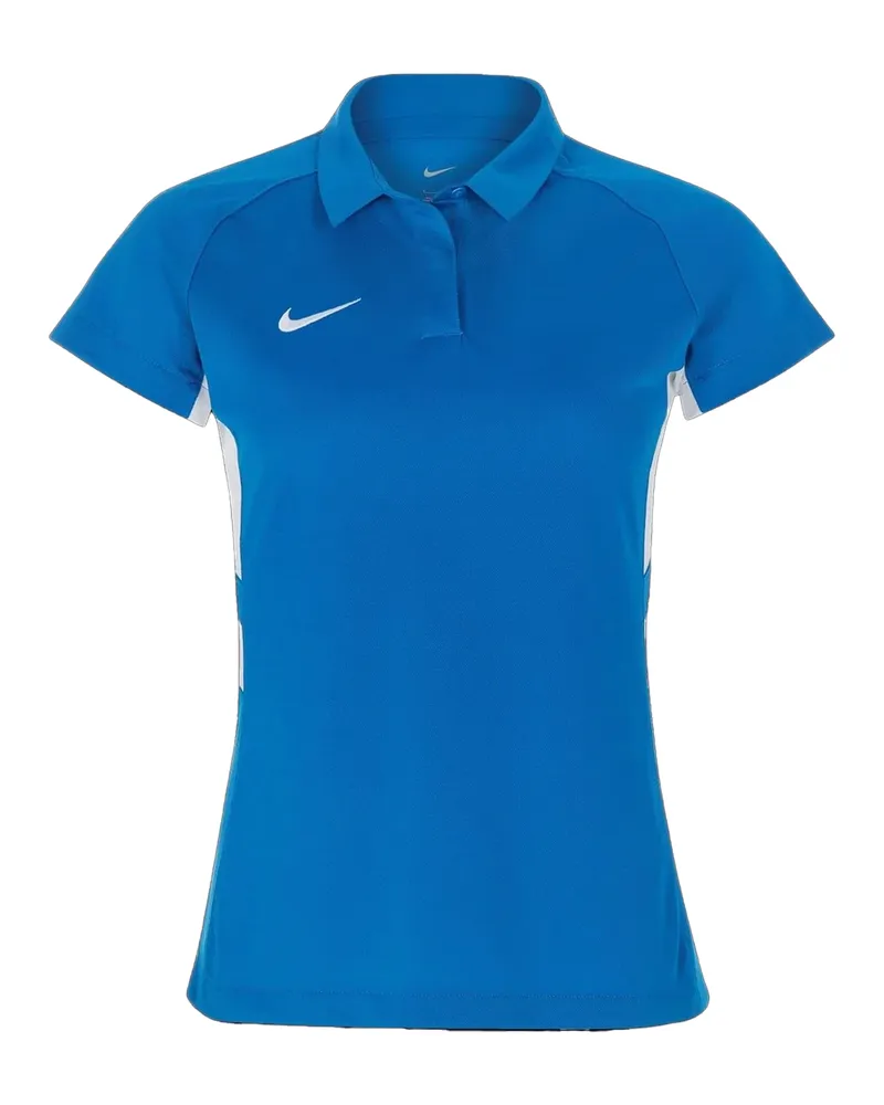 Nike Poloshirt für Damen, Kontrasteinsatz, Raglanärmel (Königsblau/Weiß Marineblau