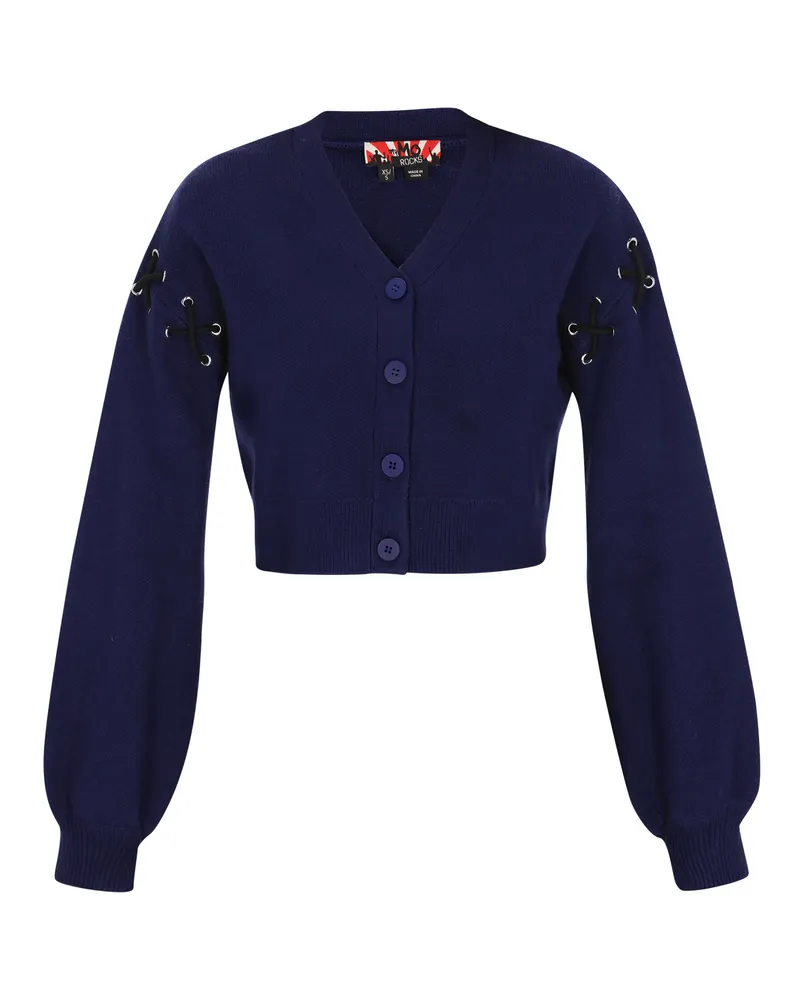 My Mo Strickjacke Frauen Marine Marineblau