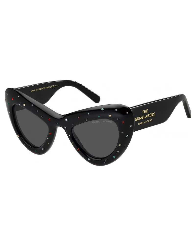Marc Jacobs MARC-798-S-STR-807 MARC 798 S 48 STR 807 Sonnenbrille - Schwarz Schwarz