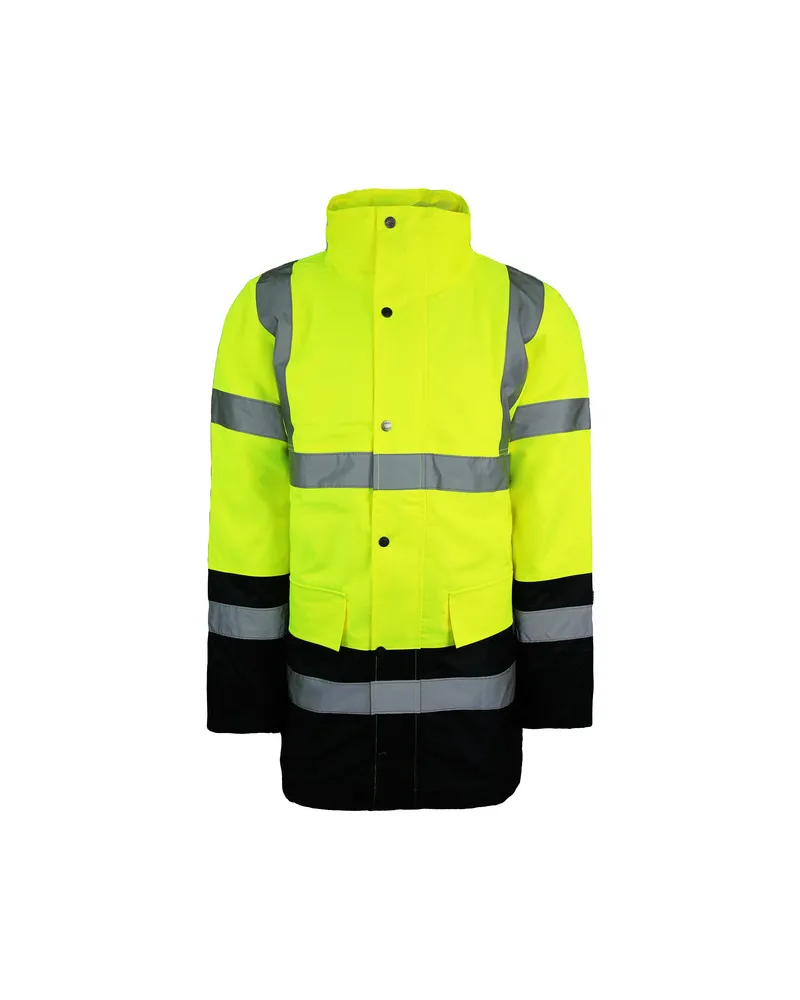 Dickies High Vissibility Autobahnsicherheit Zwei -Ton -Herrengelb Jacke Gelb