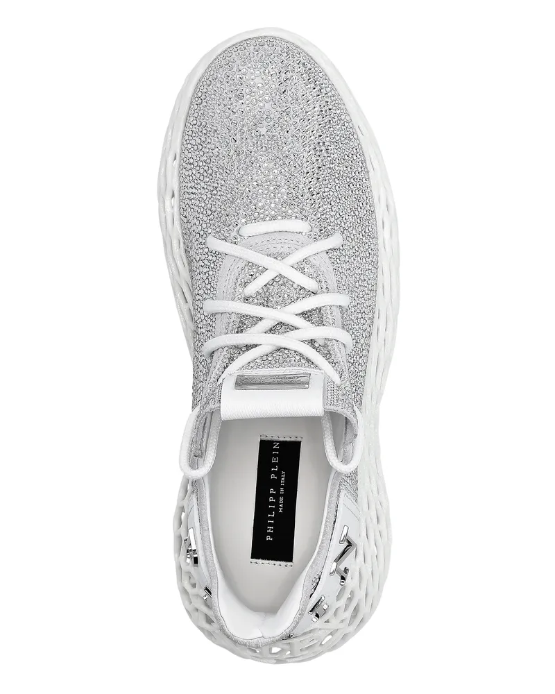 Philipp Plein Runner Sneaker Skeleton Silber