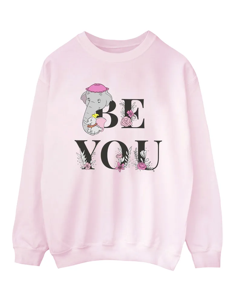 Disney Be You" Sweatshirt für Damen (Babyrosa Rosa