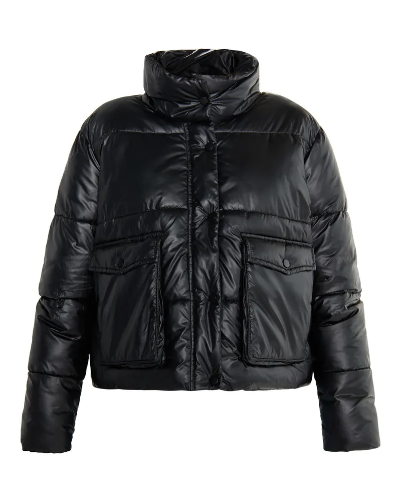 My Mo Winterjacke Damen schwarz Schwarz