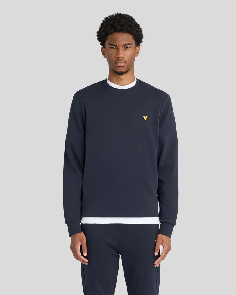 Lyle & Scott Sports Loopback Rundhals-Sweatshirt Marineblau