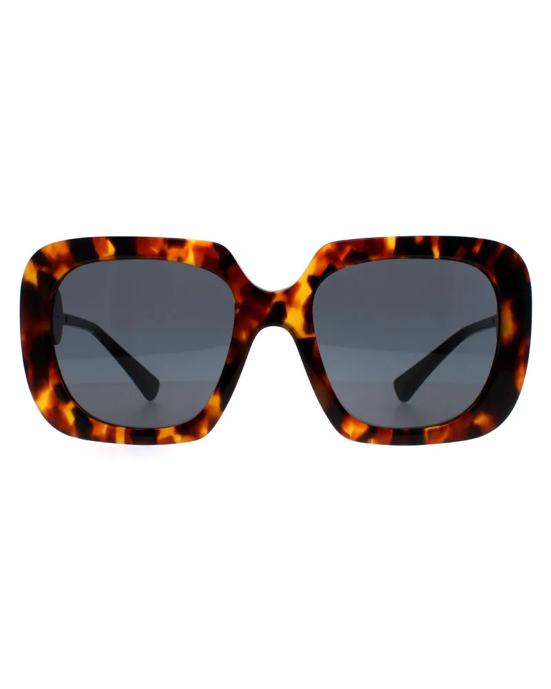 Versace Square Damen Hell Havanna Dunkelgrau VE4434 Braun