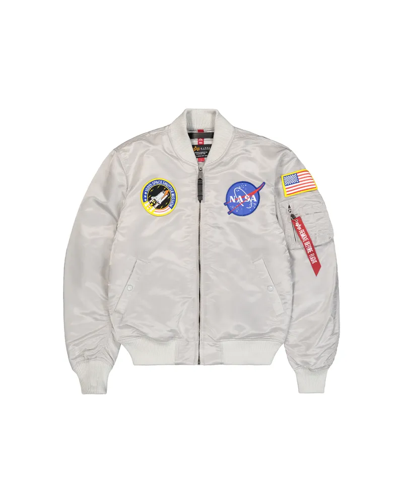 Alpha Industries MA-1 VF NASA Bomber Jacket Grau
