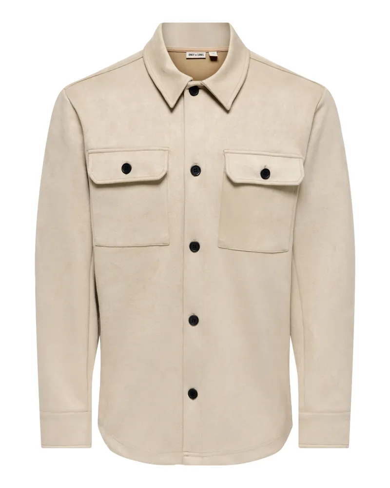 Only & Sons Jacke Beige