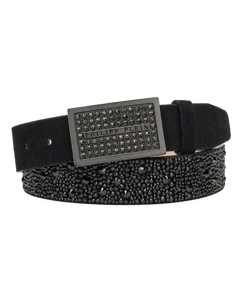 Philipp Plein Gürtel Leopard Schwarz