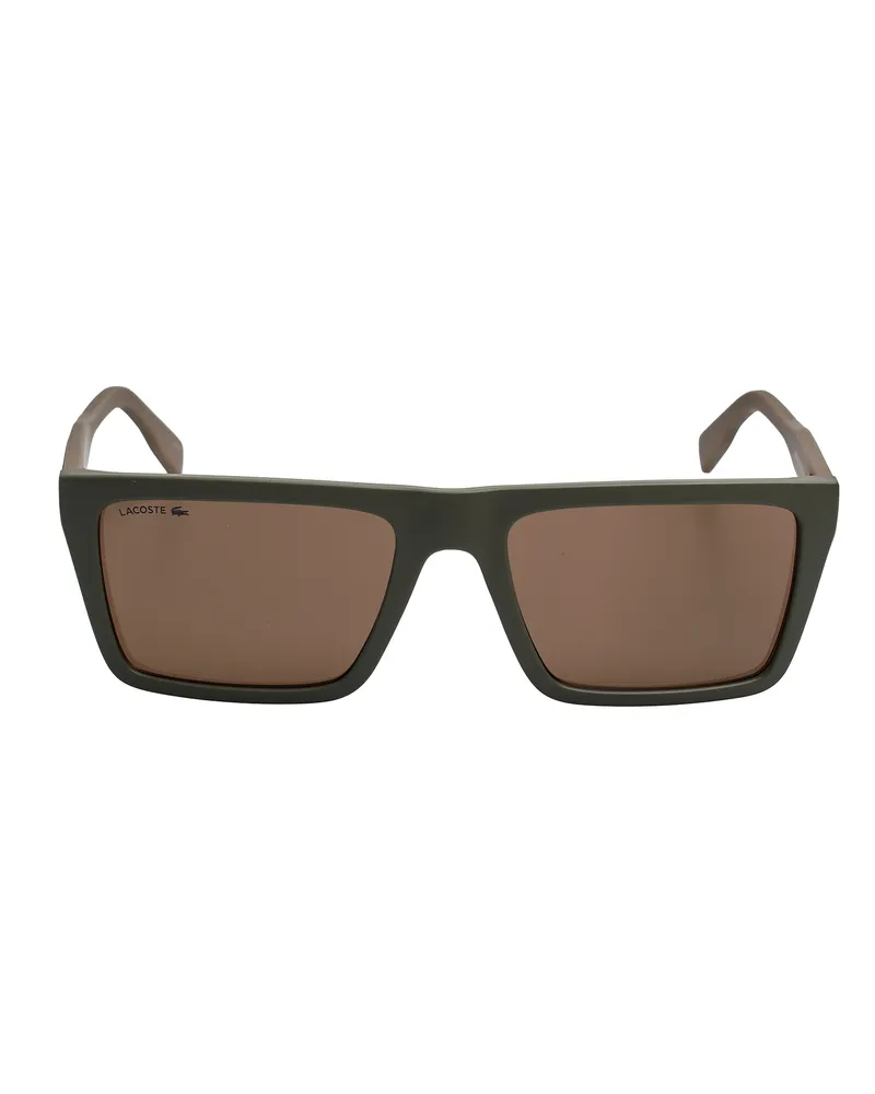 Lacoste Herren Quadratische Sonnenbrille L6009S Grün