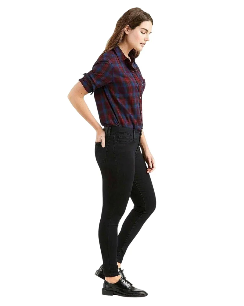 Levi's 710 Super" Jeggings für Damen (Schwarz Schwarz
