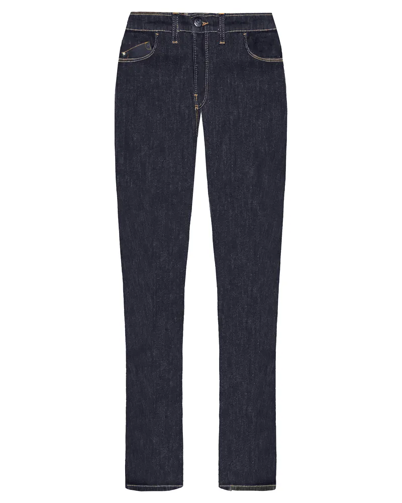 Emporio Armani J28 Skinny Fit Womens Jeans Blau