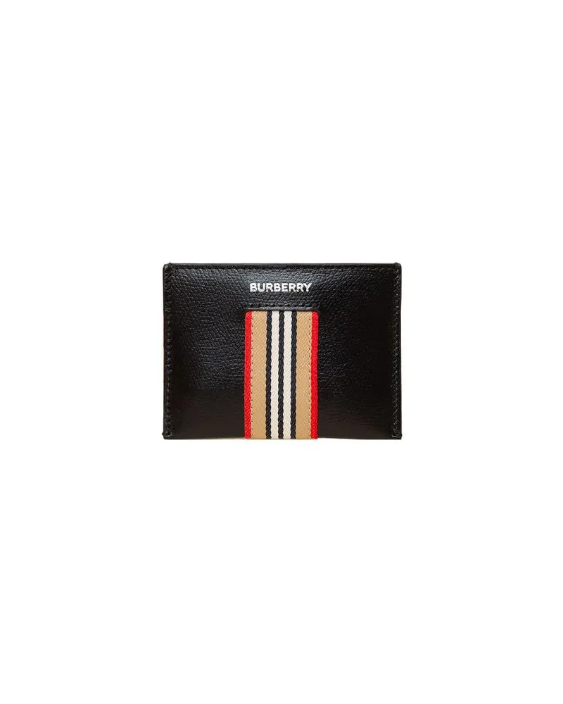 Burberry Kartenetui Schwarz Schwarz