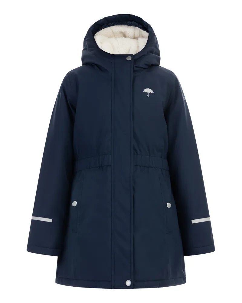 Schmuddelwedda Winterjacke Mädchen Marine Marineblau