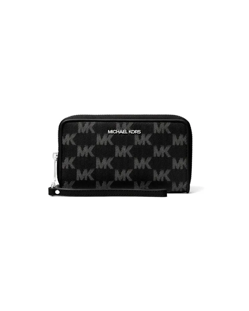 Michael Kors Geldbörse Schwarz Schwarz