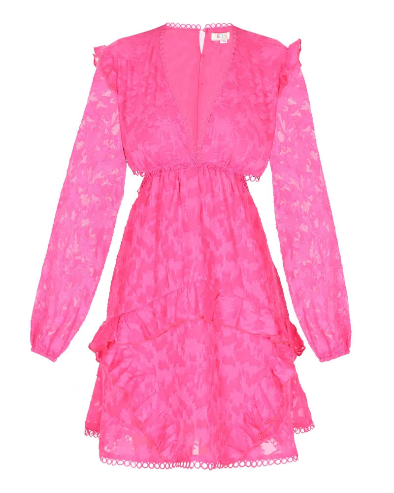 IZIA Kleid Frauen Fuchsie Fuchsia