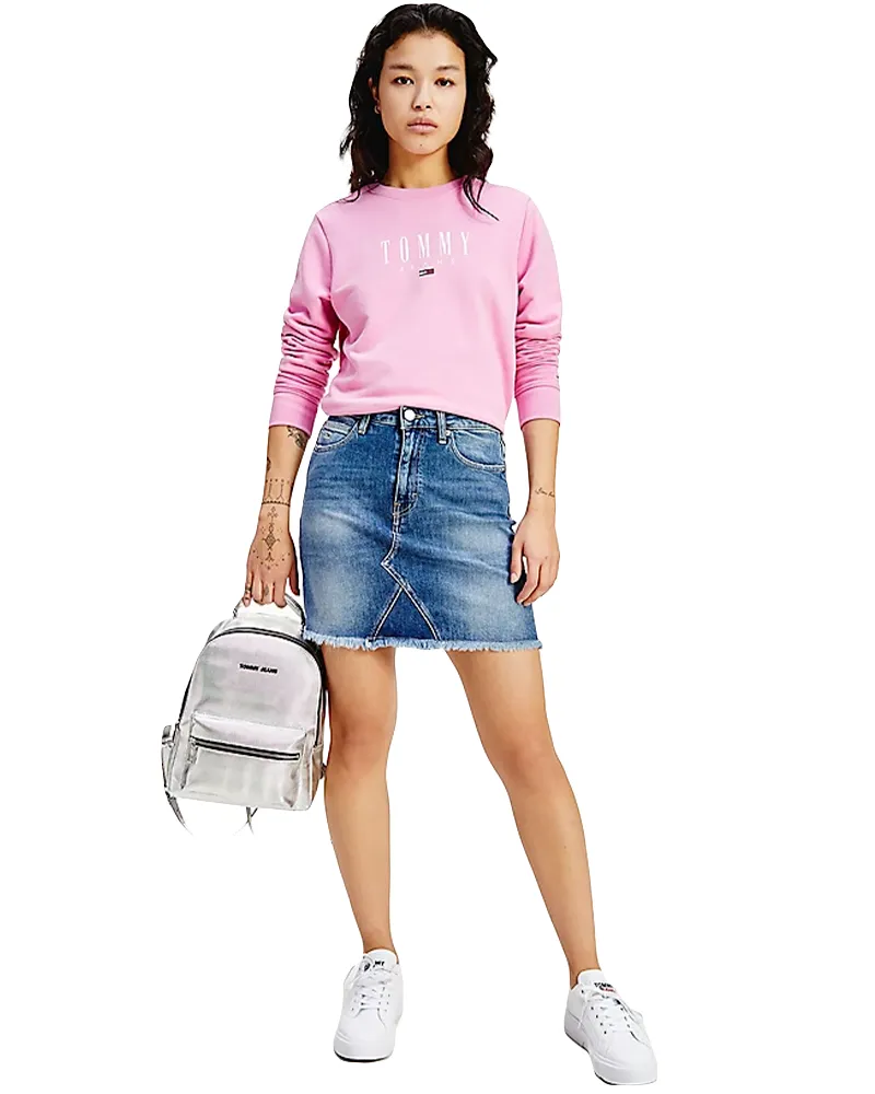 Tommy Hilfiger Damenrock mit Flaggenlogo Blau