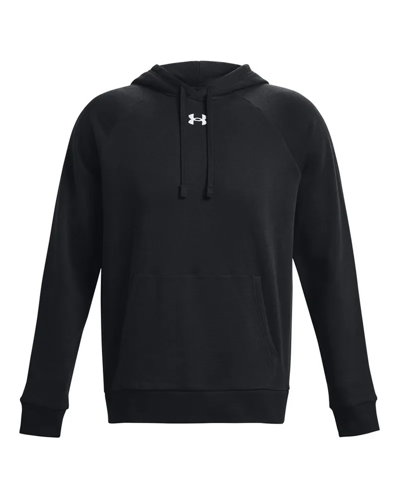 Under Armour Rival" Kapuzenpullover für Herren/Damen Unisex (Schwarz/Weiß Schwarz