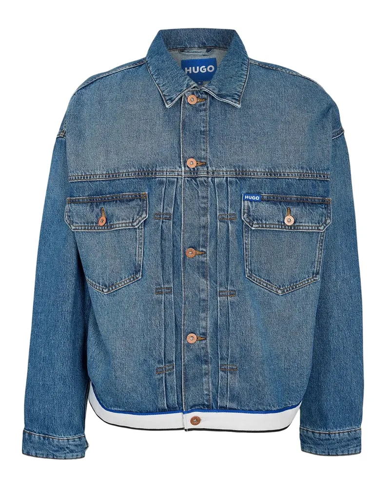 HUGO BOSS Corso" Jeansjacke für Herren (Mittelblau Mittelblau