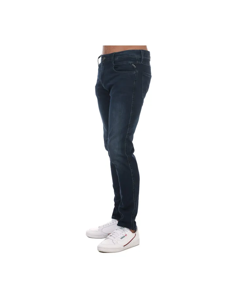 Replay Jean Anbass Slim Fit Droit  Pour Homme en Jean Denim Blau