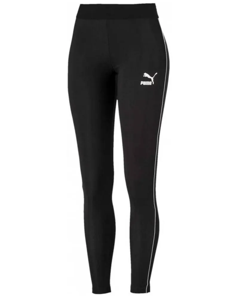 Puma Classics Rib Leggings lässig schwarz eng - Frauen Schwarz