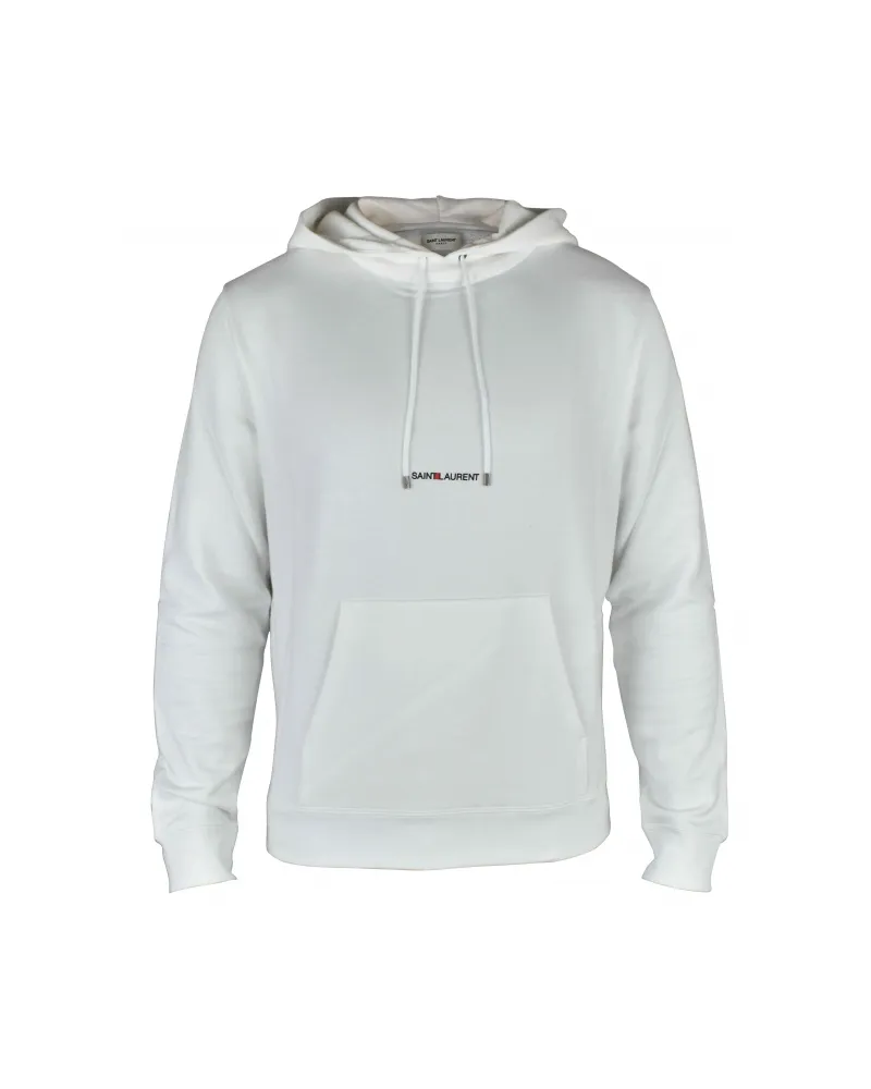 Saint Laurent Sweatshirt Weiß Weiß