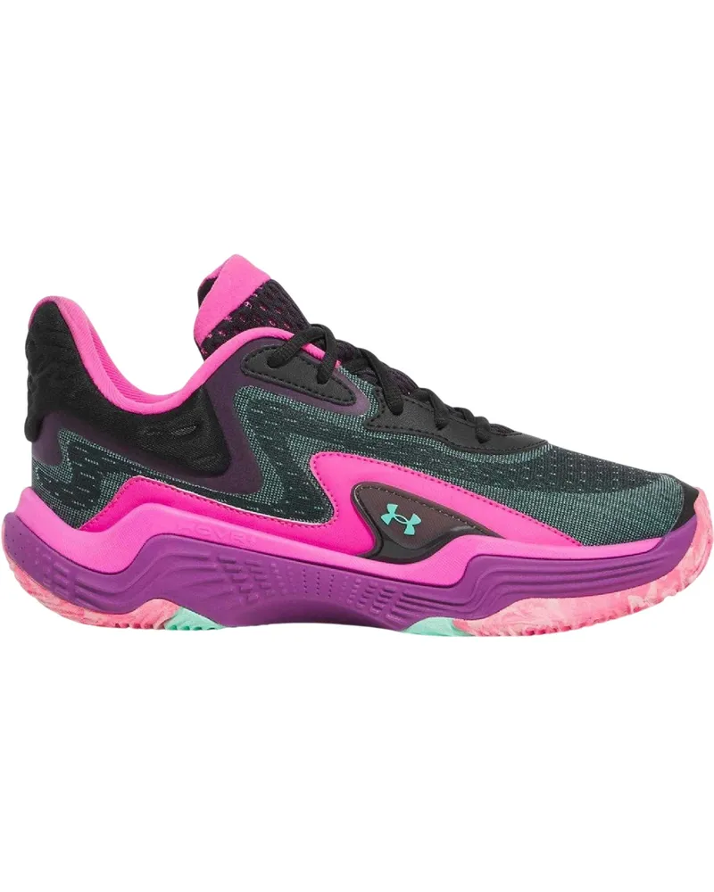 Under Armour Spawn 7" Basketball Schuhe für Herren (Schwarz Schwarz