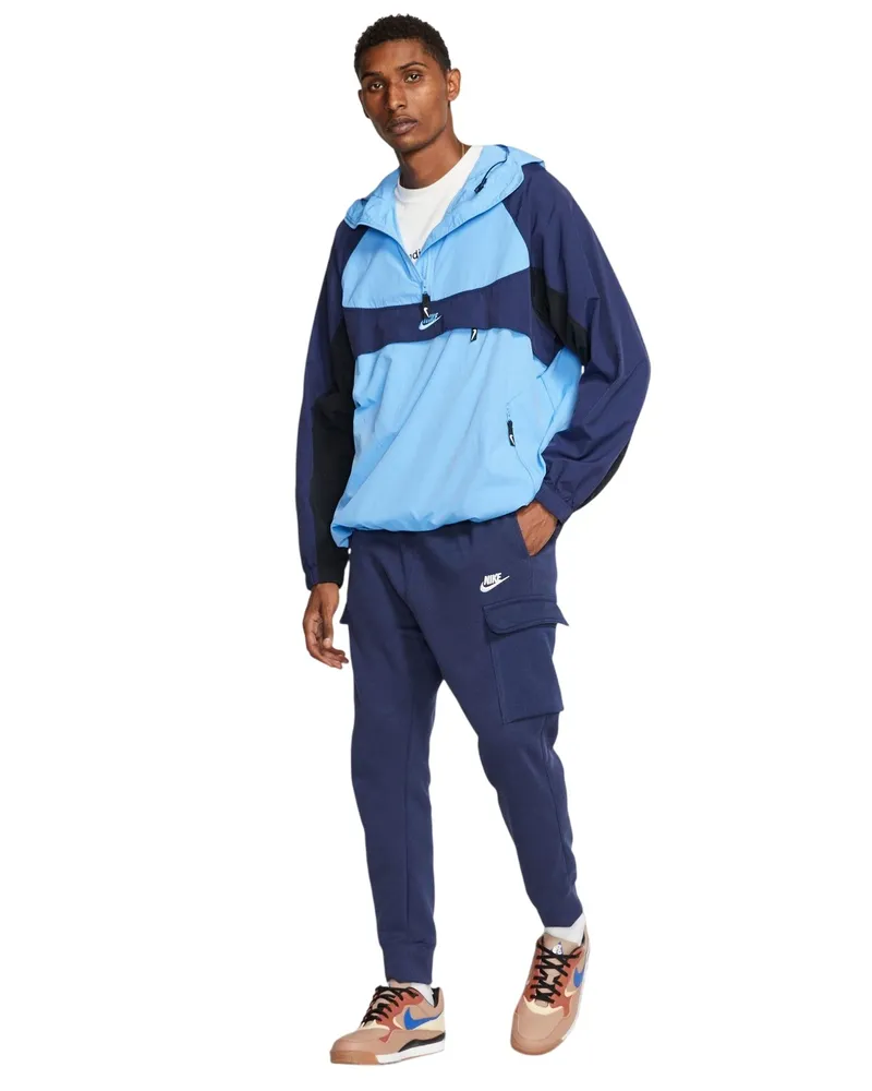 Nike Sportswear Club" Cargo Jogginghosen für Herren (Marine/Weiß Marineblau