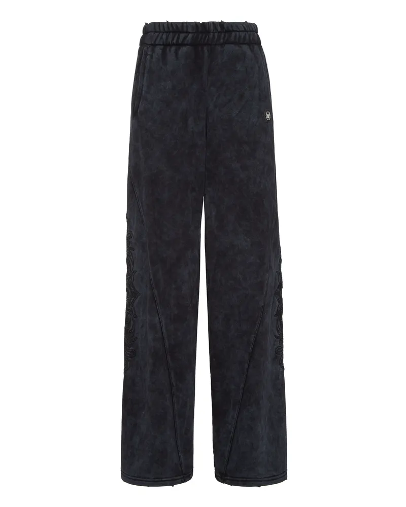 Philipp Plein Jogginghosen Gothic Plein Schwarz