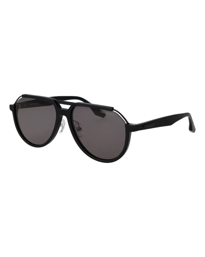 Trussardi Sonnenbrillen TSM9042 A01 59 Schwarz