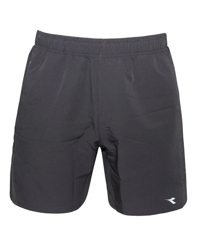 Diadora Logo Herren Black Shorts Schwarz