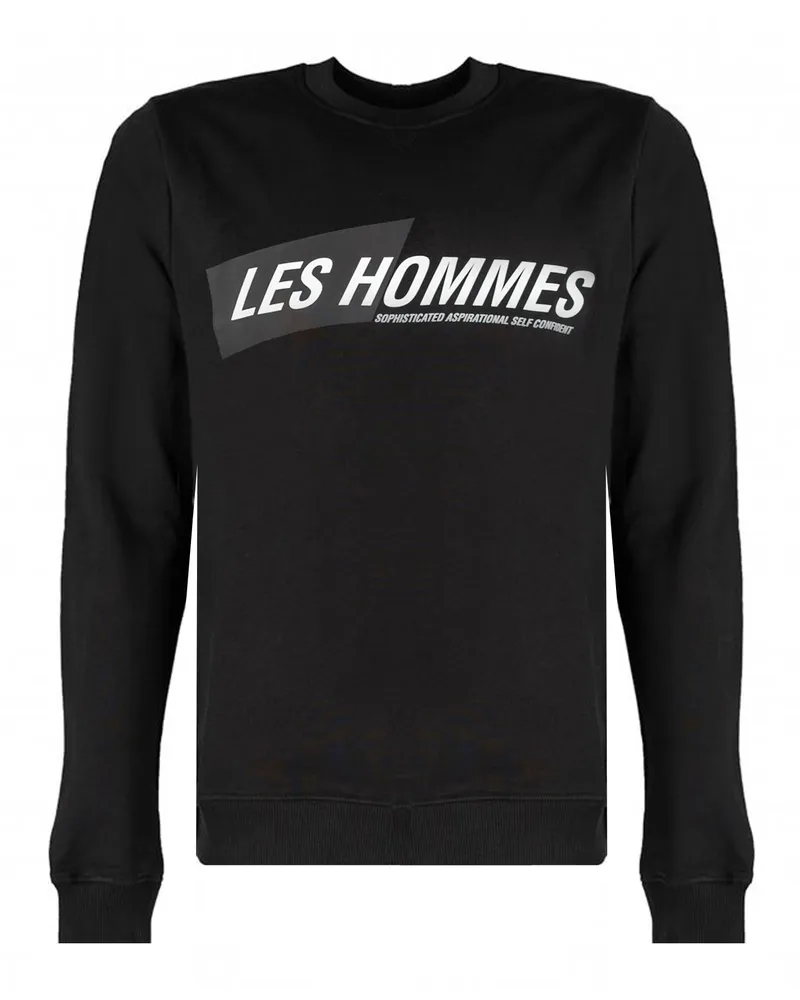 Les Hommes Sweatshirt Herren Schwarz Schwarz