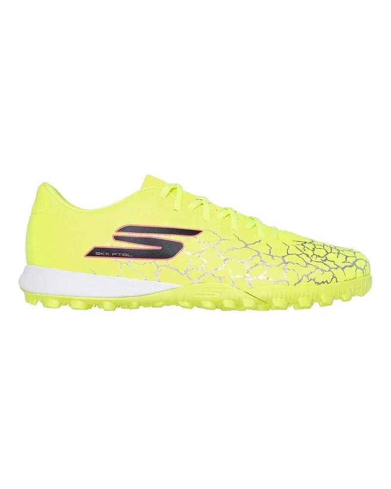 Skechers Crackle-Effekt Fußball-Stiefel für Herren (Gelb/Schwarz Gelb