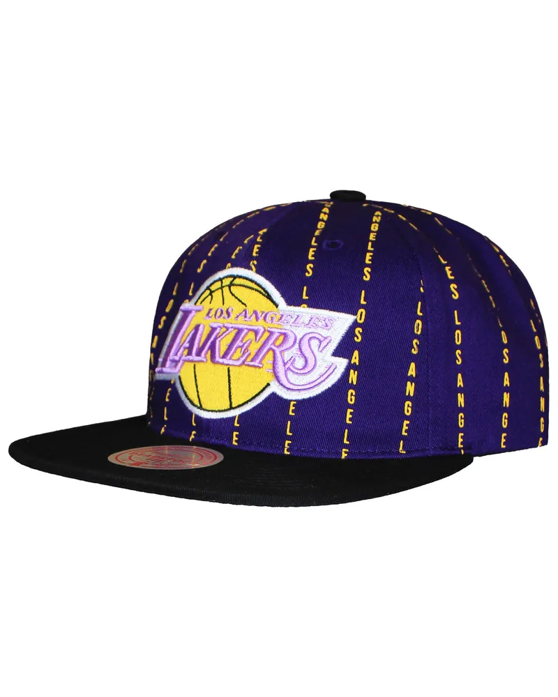 Mitchell & Ness NBA Los Angeles Lakers City Pinstripe Deadstock Cap Lila