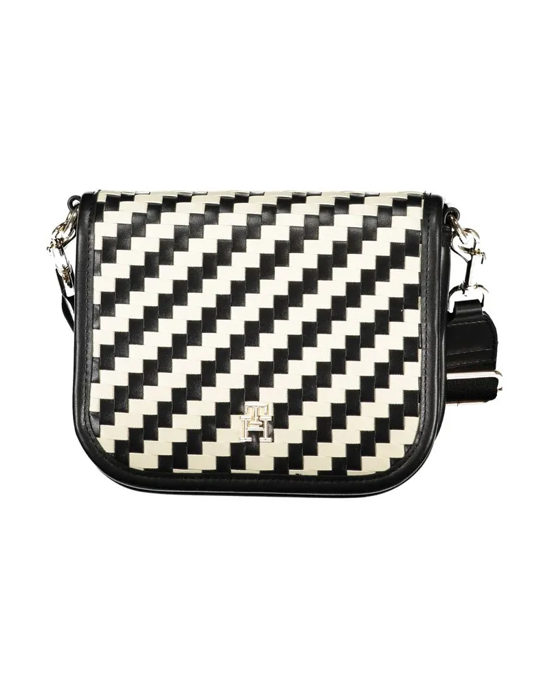Tommy Hilfiger Julia Umhängetasche Schwarzcreme Stil Schwarz