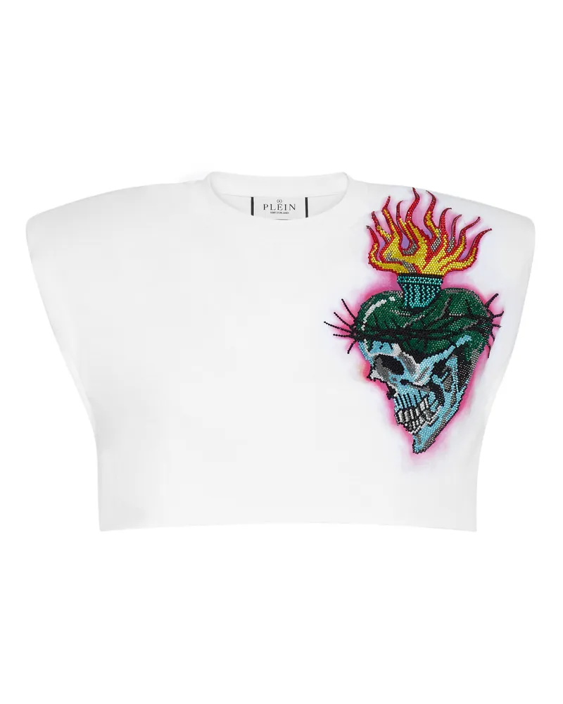 Philipp Plein Tanktop Tattoo Weiß