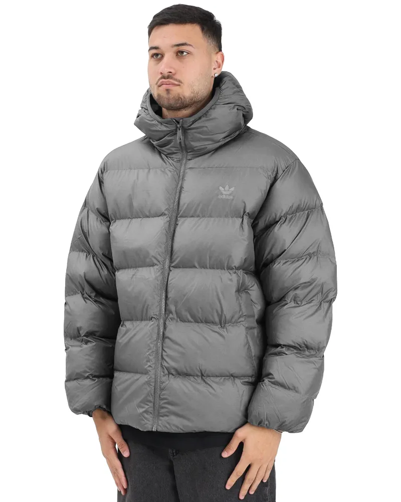 adidas Originals | Herren Steppjacke mit Kapuze Grau