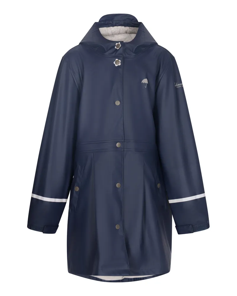 Schmuddelwedda Regenmantel Mädchen Marine Marineblau