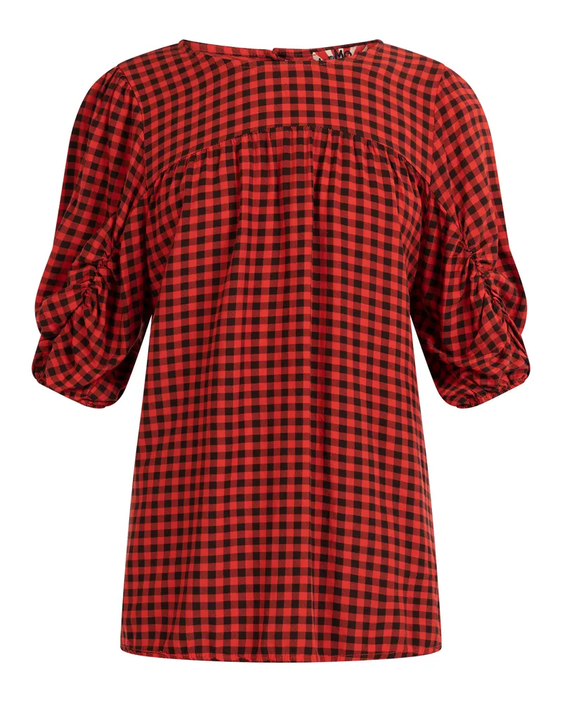 My Mo Bluse Damen schwarz/rot Rot
