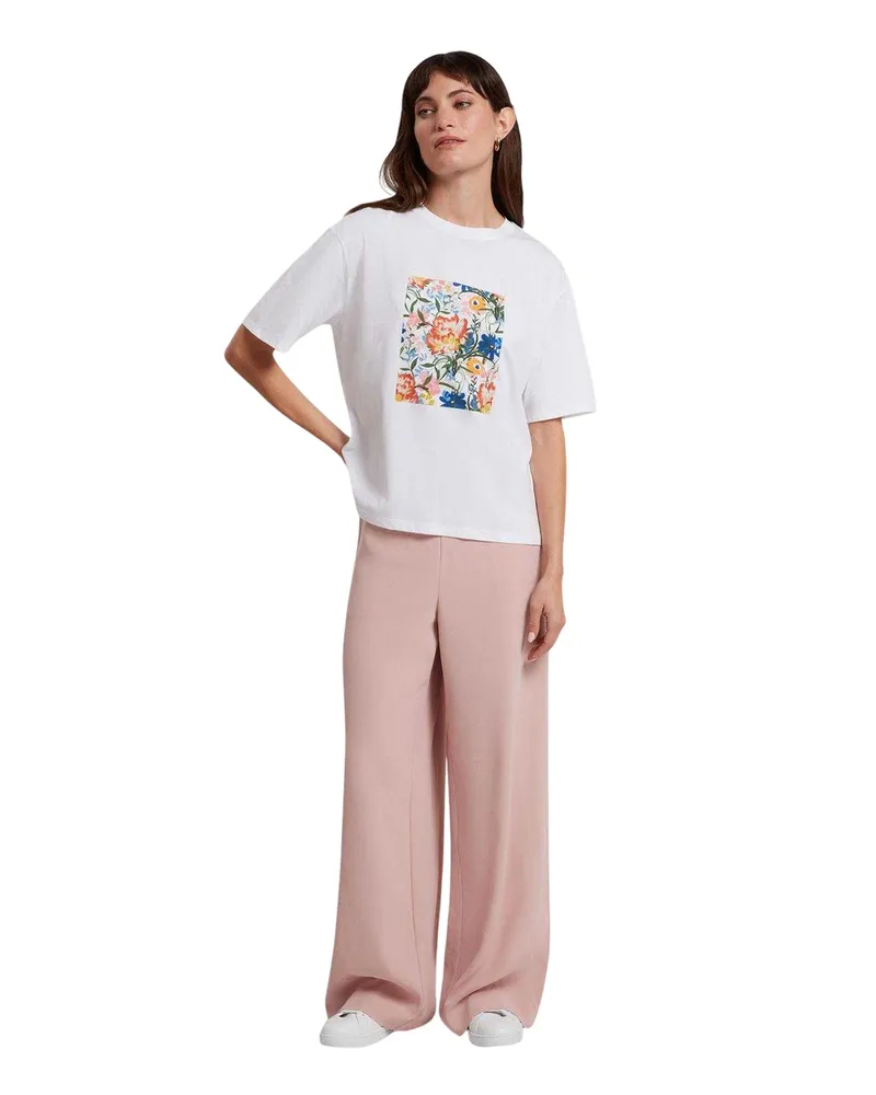 Ted Baker T-Shirt für Damen, kurzärmlig (Weiß Weiß