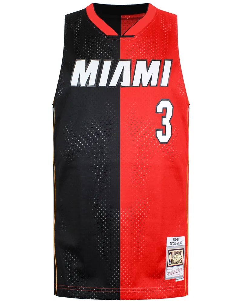 Mitchell & Ness NBA Miami Heat 3 Wade Swingman Trikot Rot