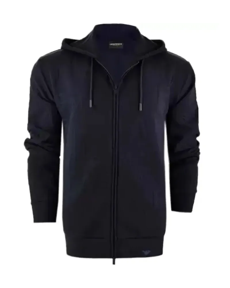 Emporio Armani Herren-Sweatshirt mit ikonischem Adler-Motiv Blau