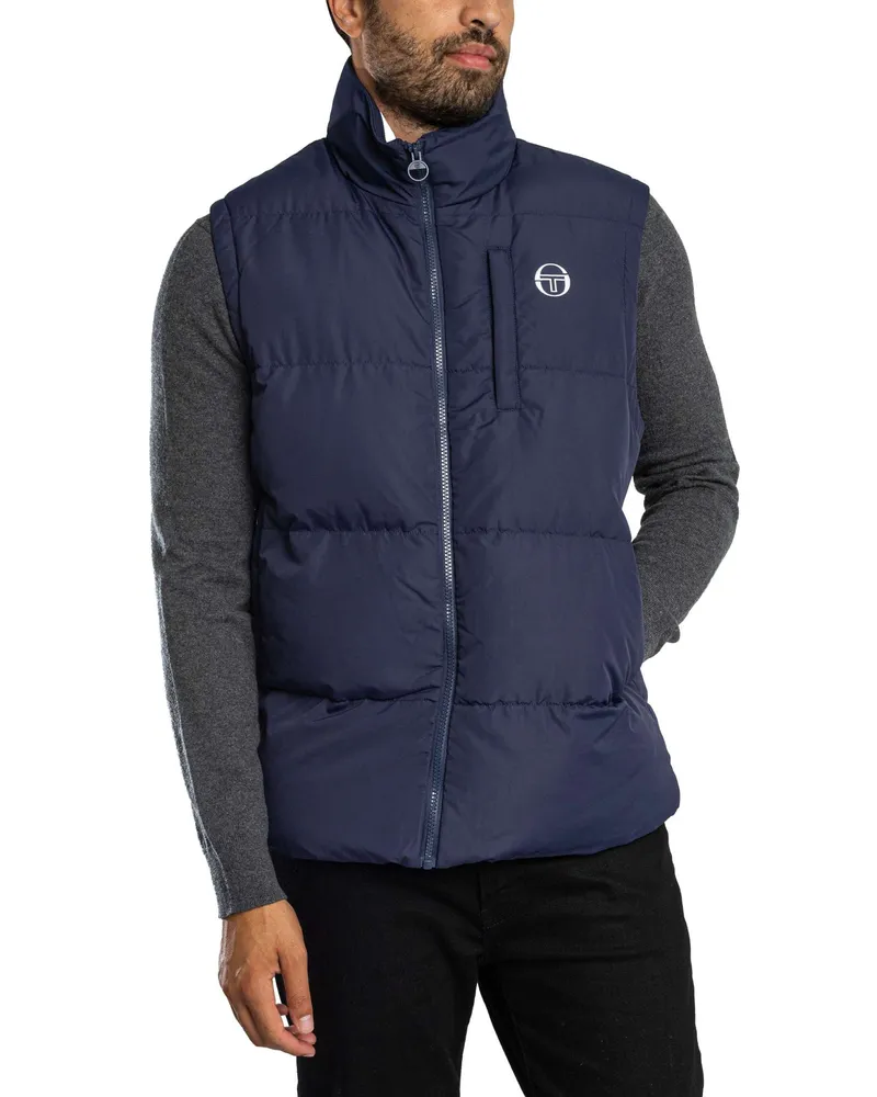 Sergio Tacchini Gepolsterte Weste, Blau Blau