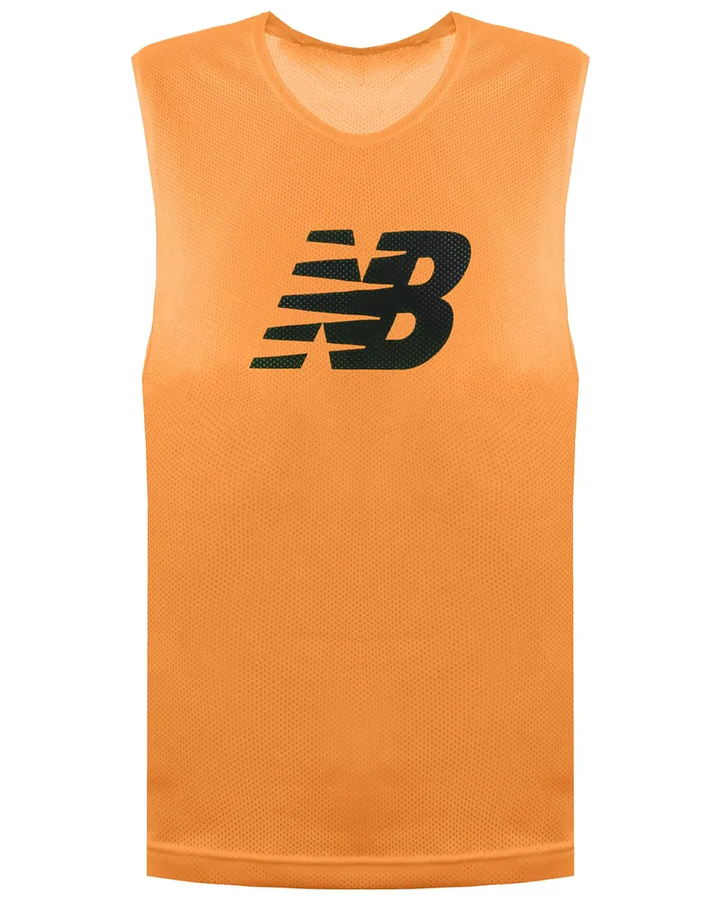 New Balance Training Bib Herren Fluo Orange Weste Orange