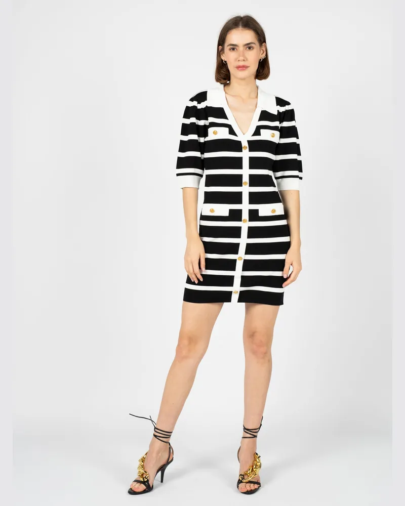Silvian Heach Kleid Woman Schwarz Schwarz