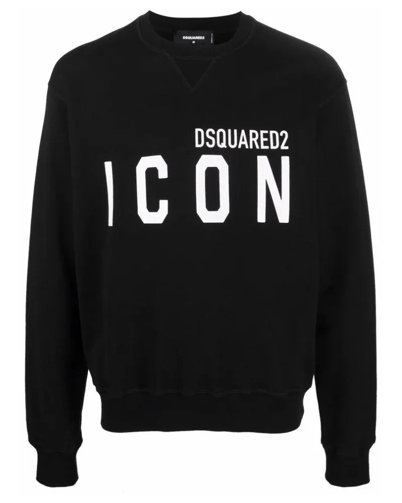 Dsquared2 Cool" Sweatshirt für Herren/Damen Unisex, Logo (Schwarz Schwarz