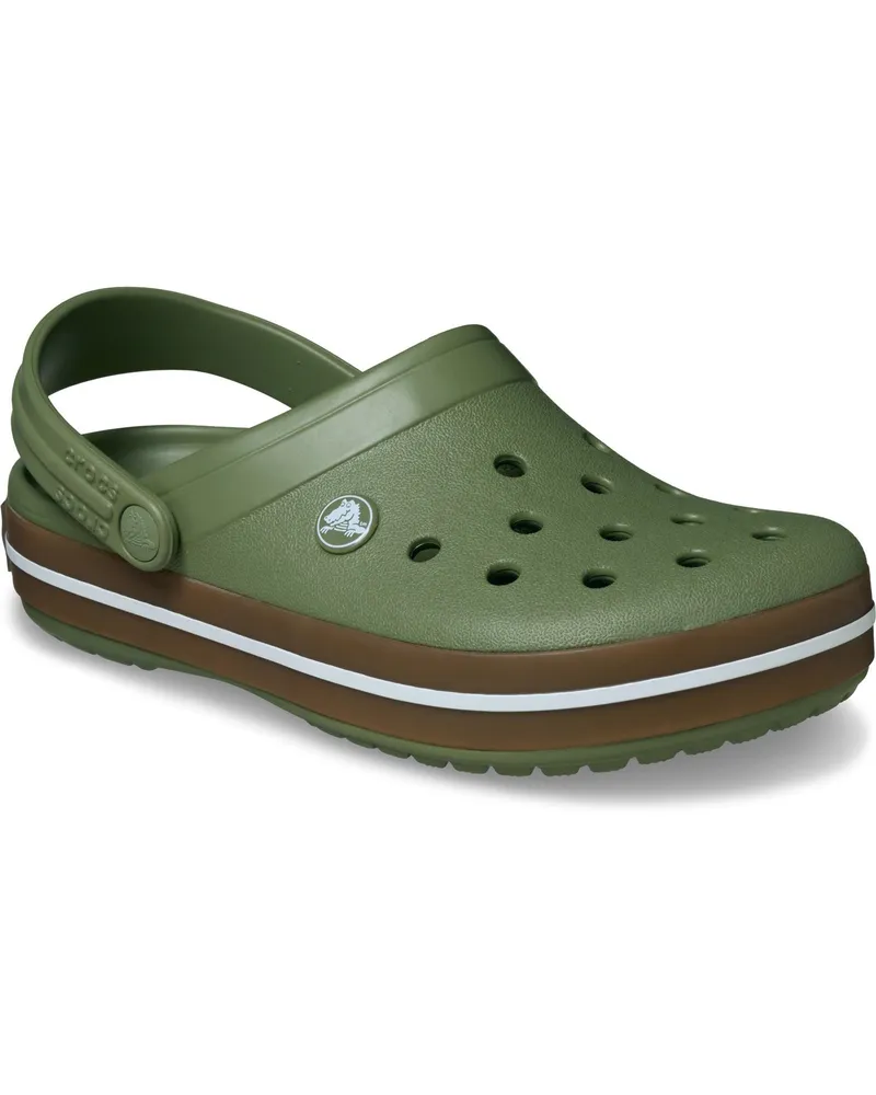 Crocs Crocband Gum Thermoplastische Herren Multifunktionsclogs Grün