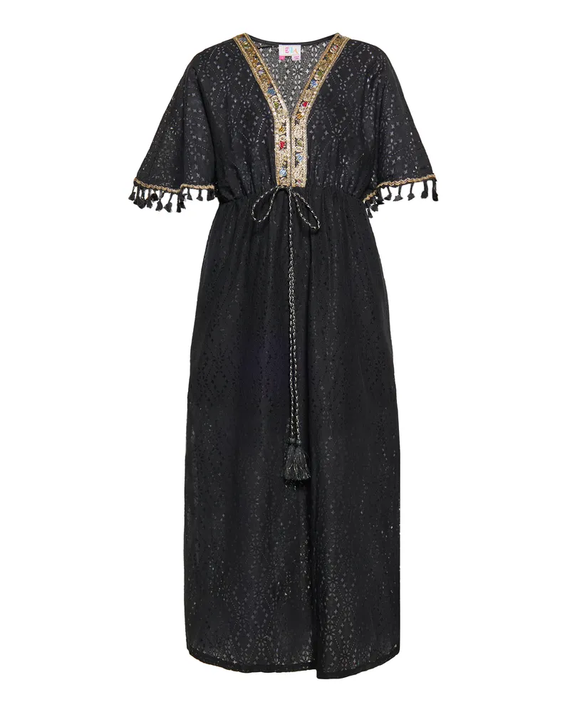 IZIA Kleid Damen schwarz Schwarz