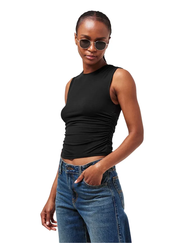 Levi's Ärmelloses Oberteil für Damen, Kristall, Schmal (Anthrazit Grau